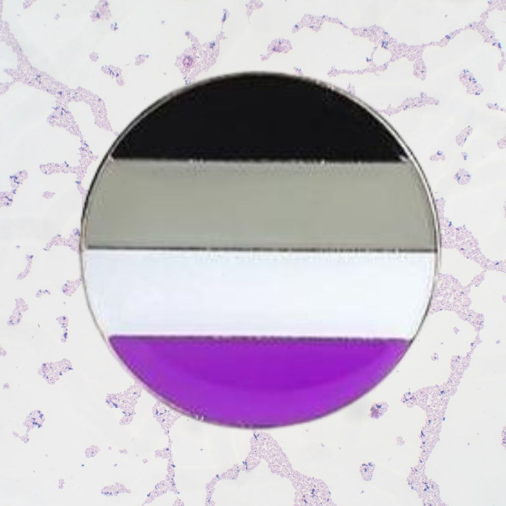  Asexual Pride Badge by Queer In The World sold by Queer In The World: The Shop - LGBT Merch Fashion