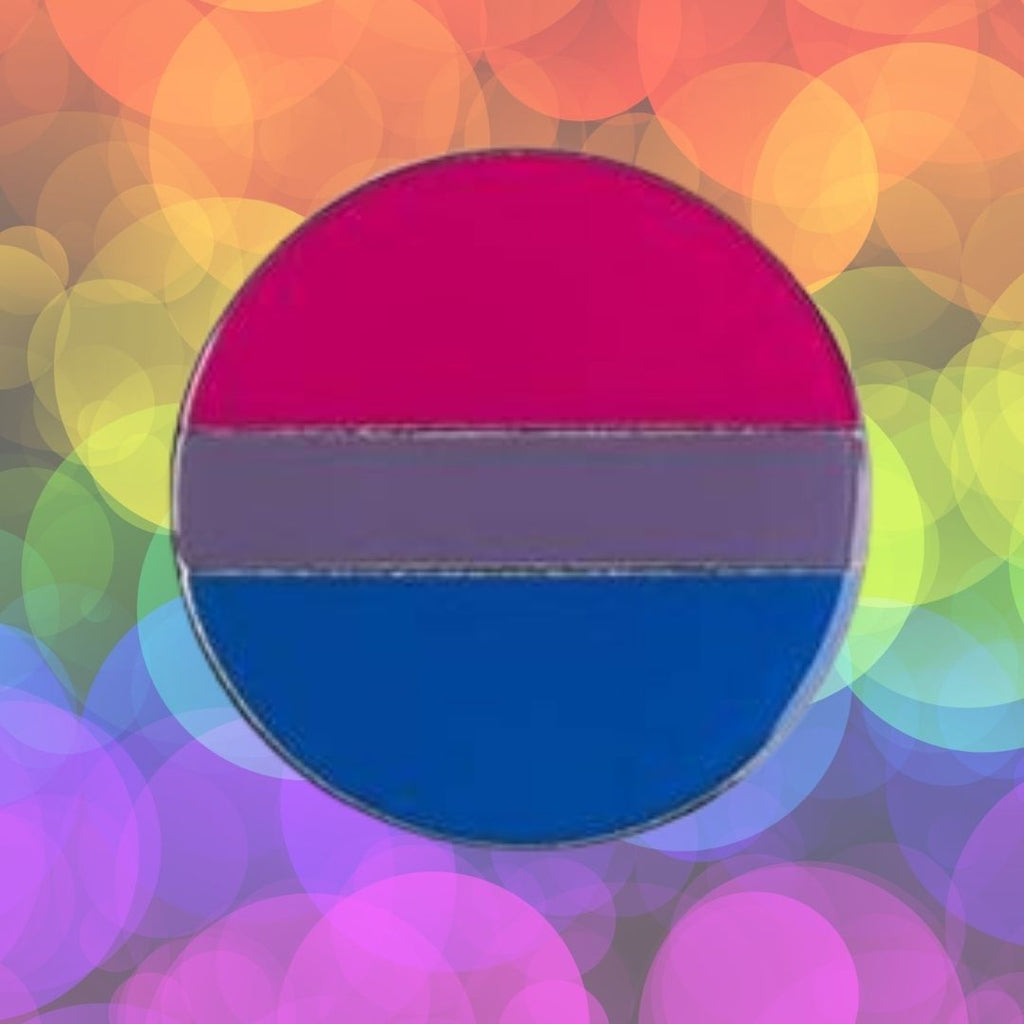  Bisexual Pride Badge by Queer In The World sold by Queer In The World: The Shop - LGBT Merch Fashion