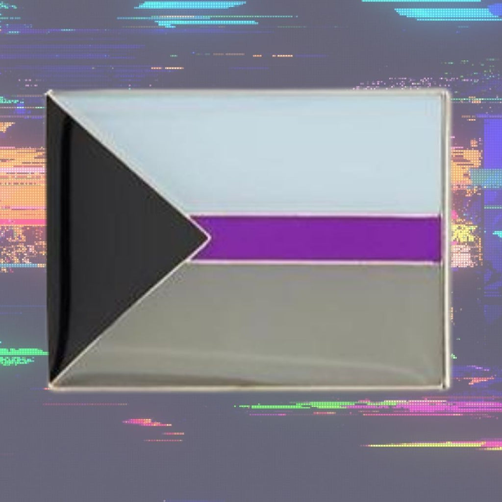  Demisexual Flag Enamel Pin by Queer In The World sold by Queer In The World: The Shop - LGBT Merch Fashion