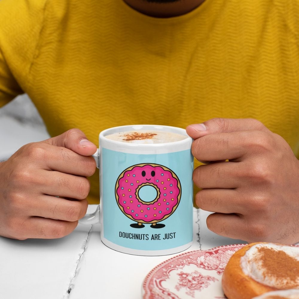  Doughnuts Are Just Gay Bagels Mug by Queer In The World Originals sold by Queer In The World: The Shop - LGBT Merch Fashion