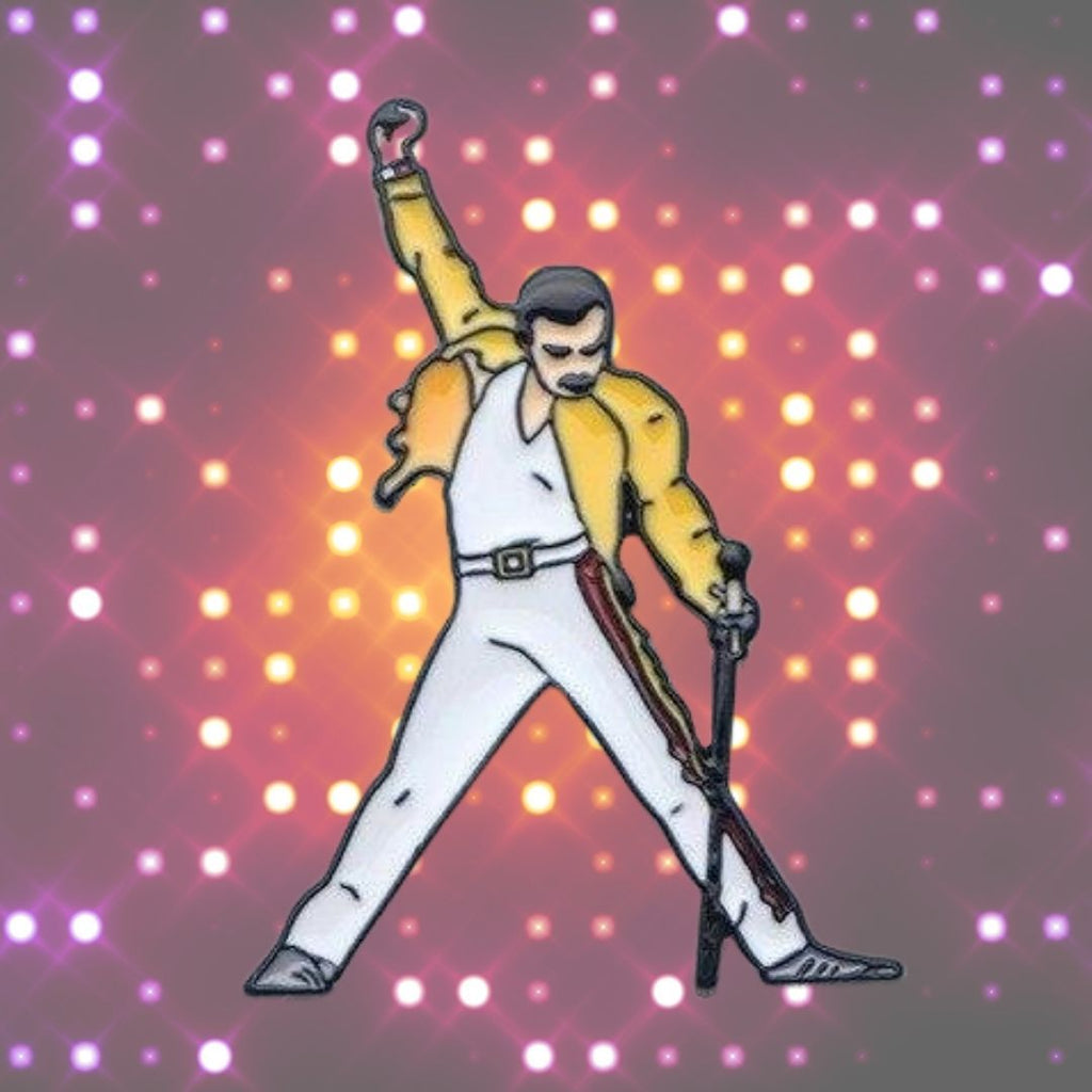  Freddie Mercury Enamel Pin by Oberlo sold by Queer In The World: The Shop - LGBT Merch Fashion