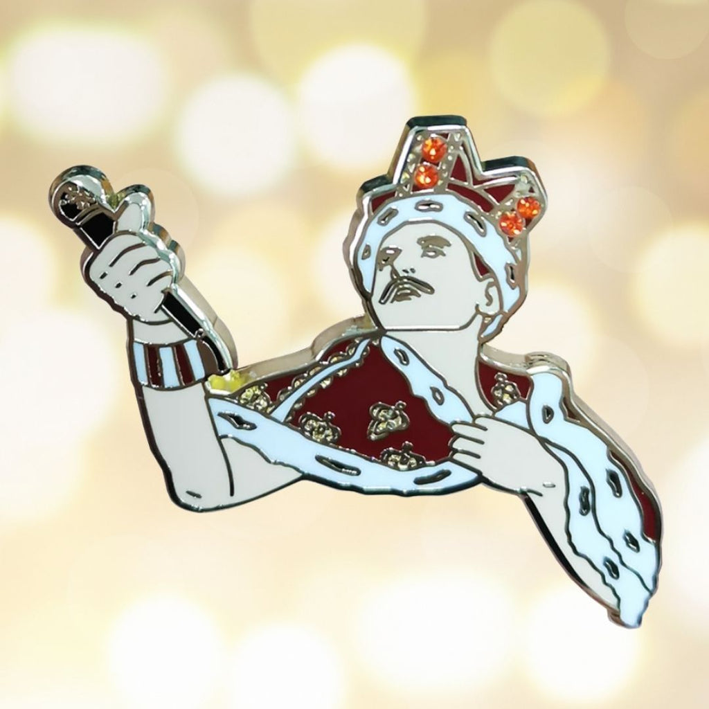  Freddie Mercury Enamel Pin by Queer In The World sold by Queer In The World: The Shop - LGBT Merch Fashion