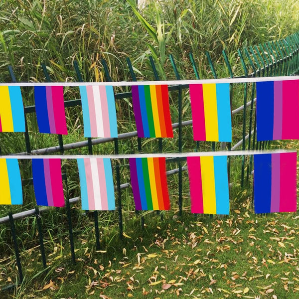 Gay Pride Flag Bunting by Queer In The World sold by Queer In The World: The Shop - LGBT Merch Fashion