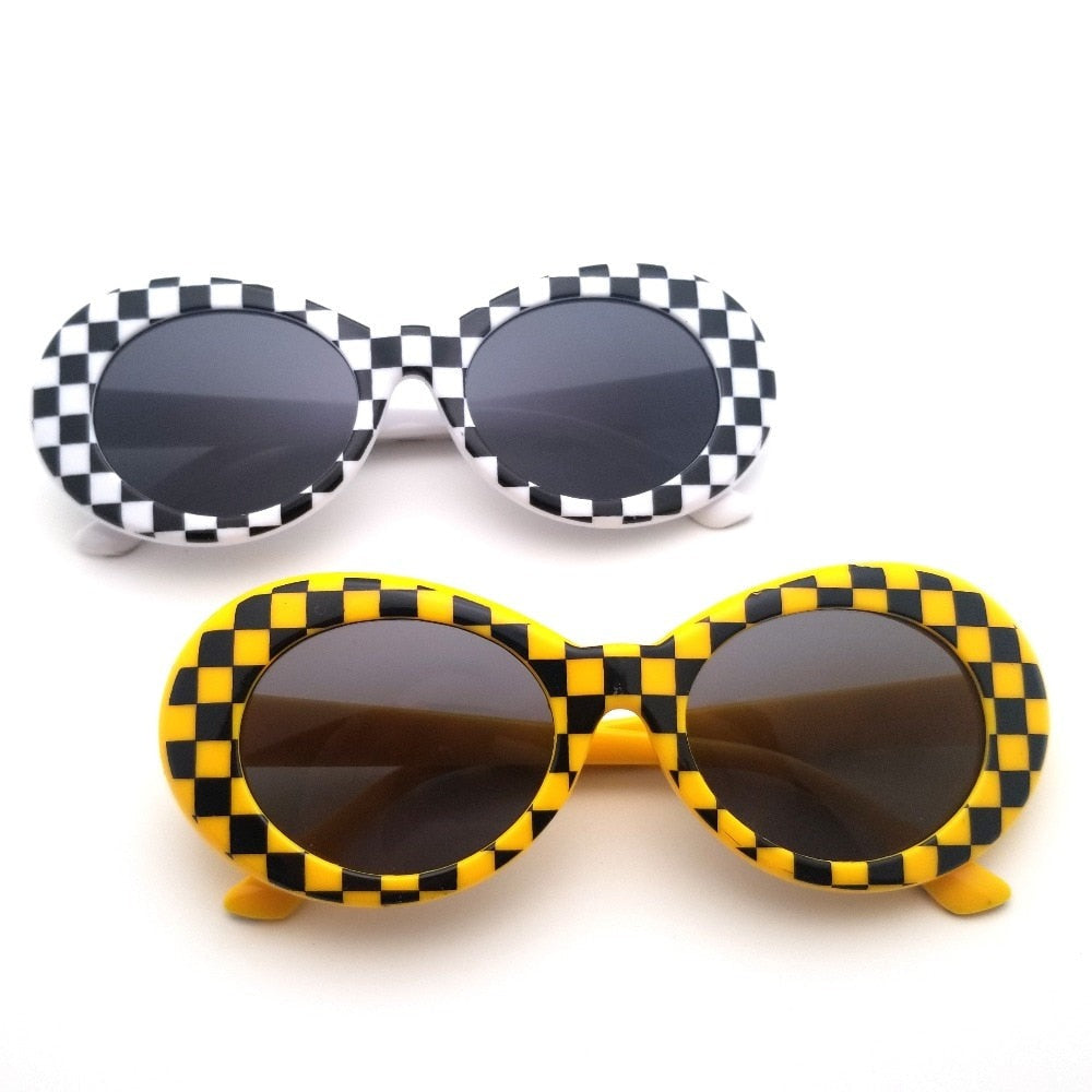 Plaid Vintage Sunglasses