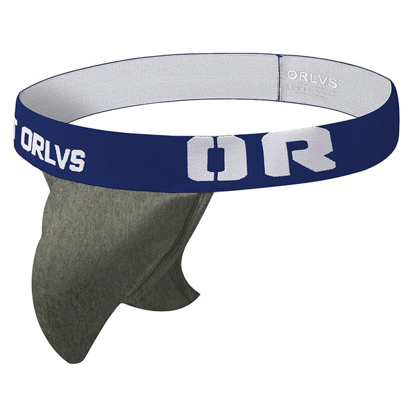 Grey ORLVS Pouch Jockstrap by Queer In The World sold by Queer In The World: The Shop - LGBT Merch Fashion