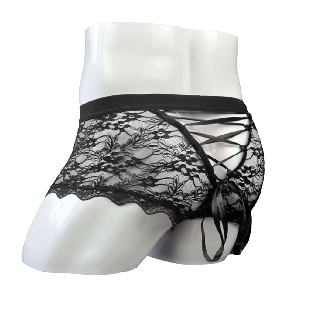 Sexy Men's Lace Back Panties – Queer In The World: The Shop