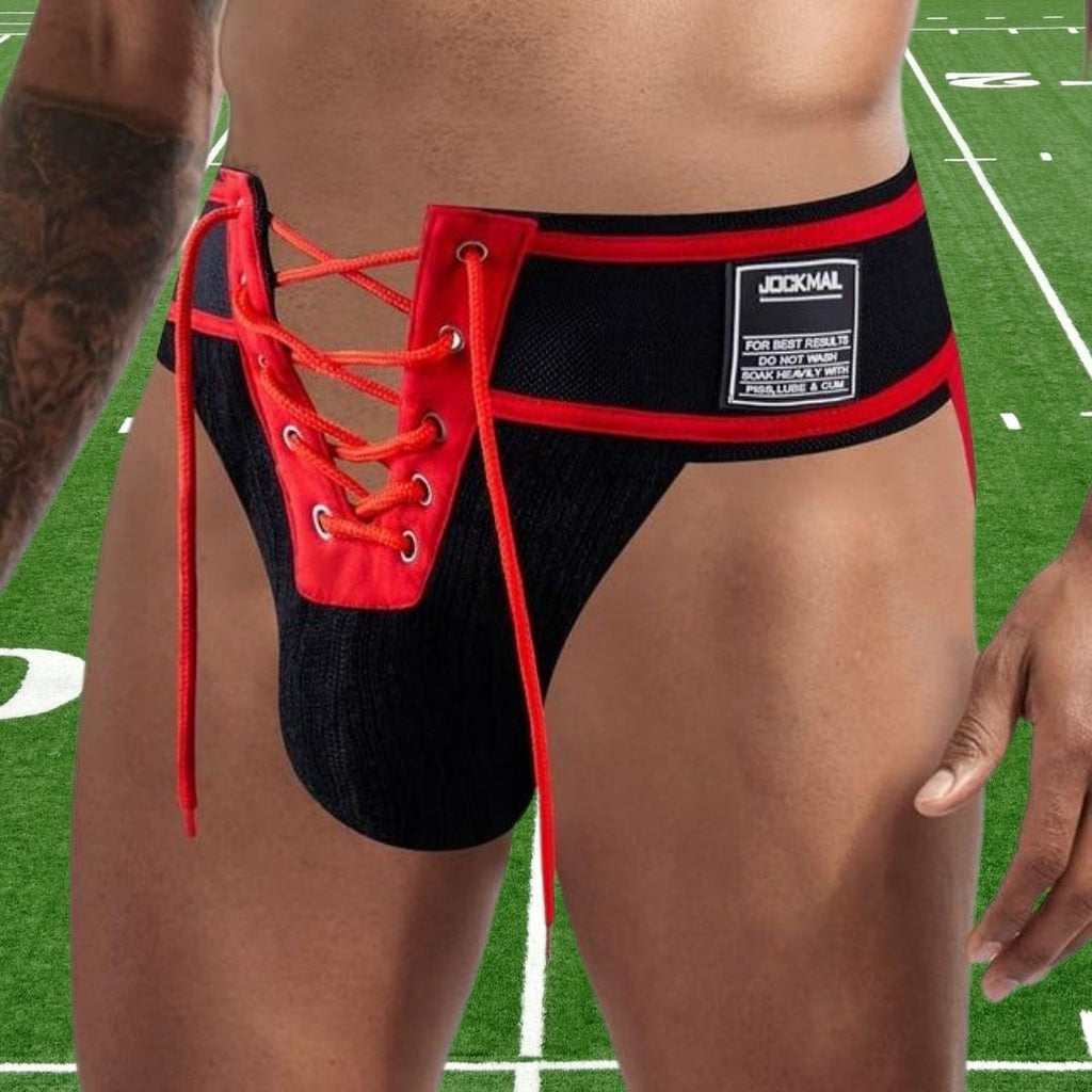 Laced Strap-on Harness Chastity Underwear Restraint Belt Device