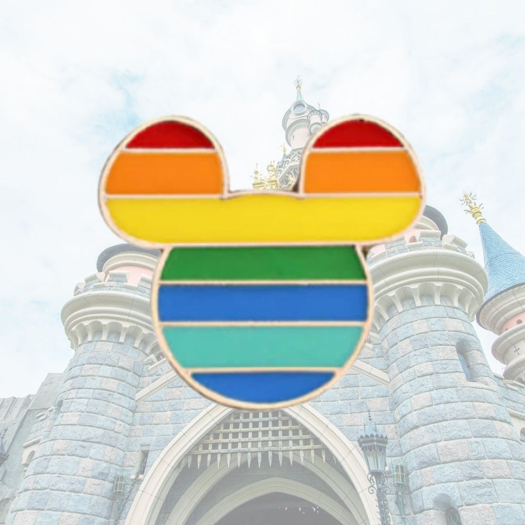  LGBT Mouse Pride Enamel Pin by Queer In The World sold by Queer In The World: The Shop - LGBT Merch Fashion