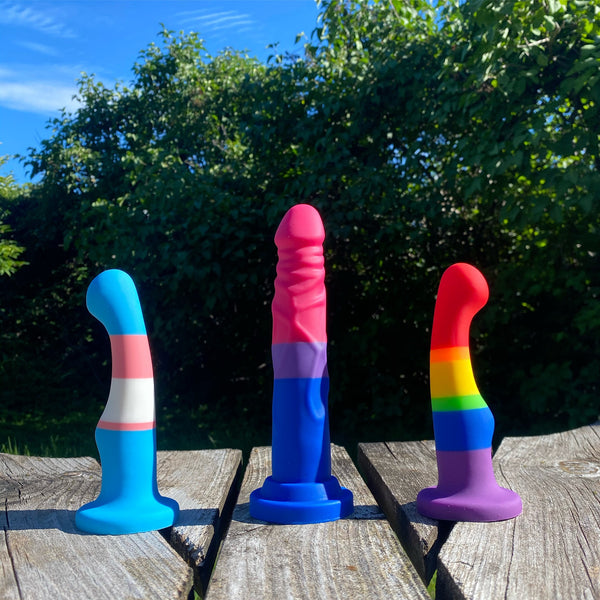  Silicone LGBT Rainbow Dildo by Queer In The World sold by Queer In The World: The Shop - LGBT Merch Fashion