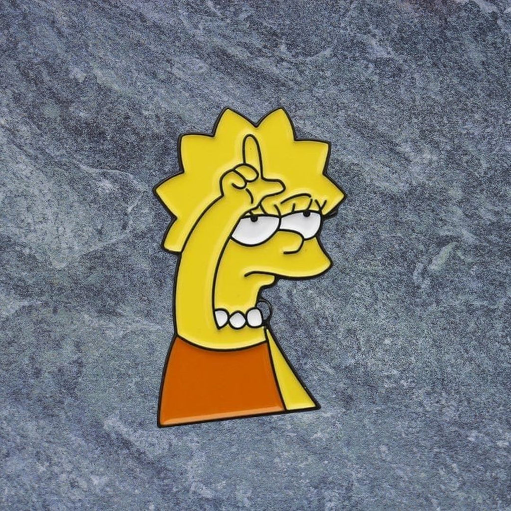  Lisa Simpsons Loser Enamel Pin by Queer In The World sold by Queer In The World: The Shop - LGBT Merch Fashion