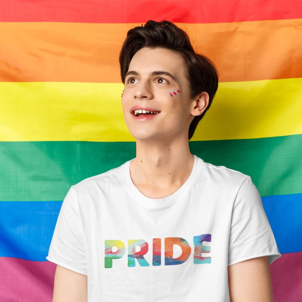 Black Pride T-Shirt by Printful sold by Queer In The World: The Shop - LGBT Merch Fashion