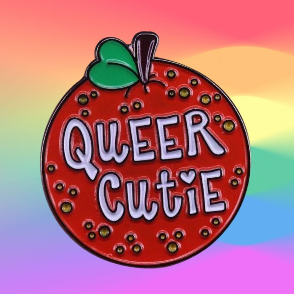  Queer Cutie Enamel Pin by Queer In The World sold by Queer In The World: The Shop - LGBT Merch Fashion