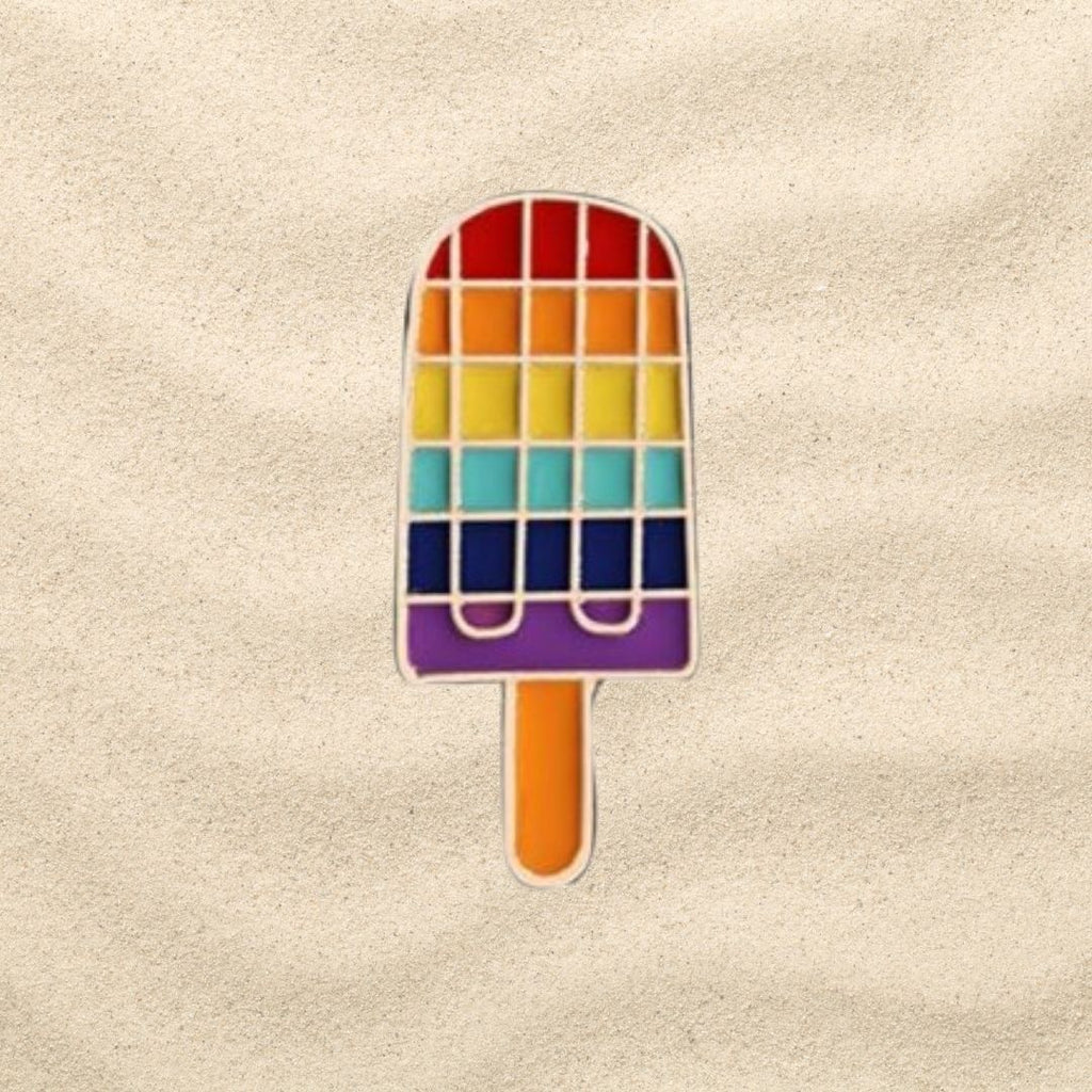  Rainbow Popsicle Enamel Pin by Queer In The World sold by Queer In The World: The Shop - LGBT Merch Fashion