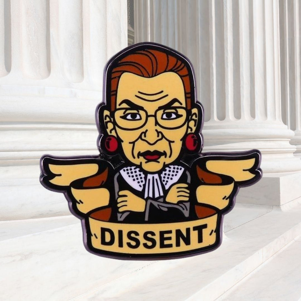  Dissent Enamel Pin by Queer In The World sold by Queer In The World: The Shop - LGBT Merch Fashion