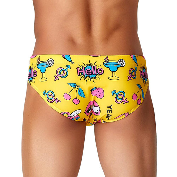  Hello Temptation Swim Briefs by Queer In The World sold by Queer In The World: The Shop - LGBT Merch Fashion