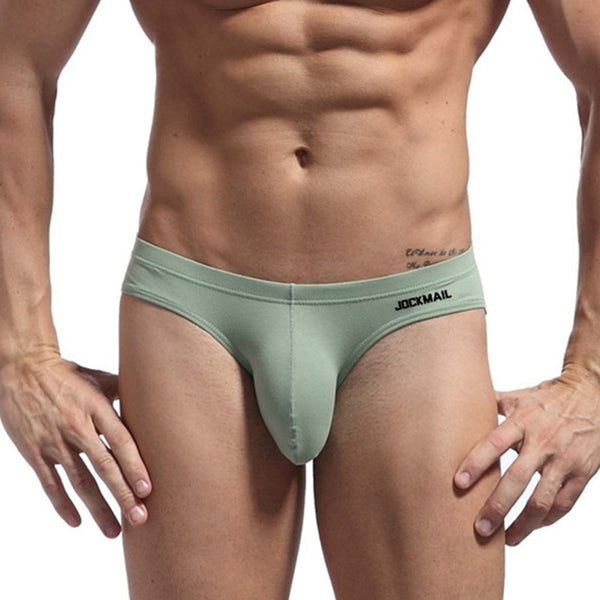 Army Green Jockmail Barely There Briefs by Queer In The World sold by Queer In The World: The Shop - LGBT Merch Fashion