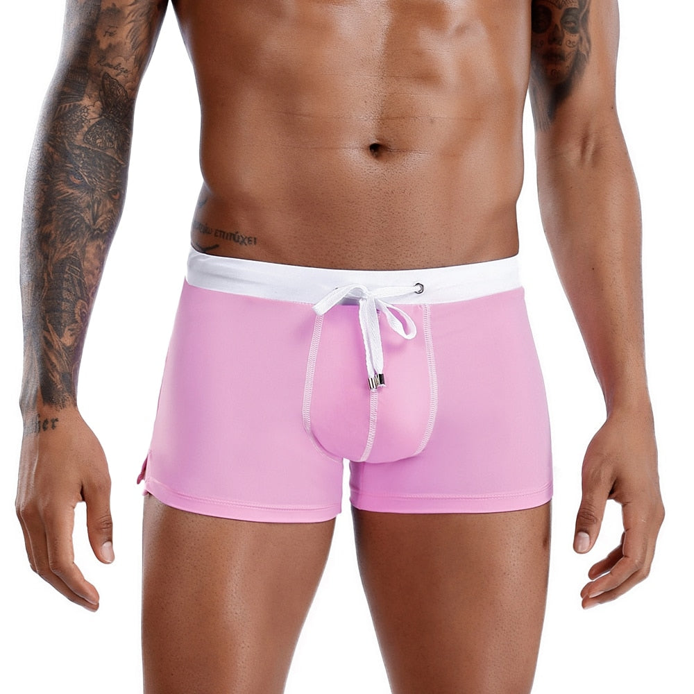 Black Jockmail Basic Corded Boxer Shorts by Queer In The World sold by Queer In The World: The Shop - LGBT Merch Fashion