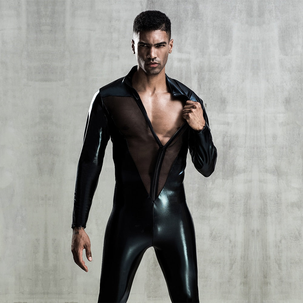  Men's Sheer Mesh Bodysuit by Queer In The World sold by Queer In The World: The Shop - LGBT Merch Fashion