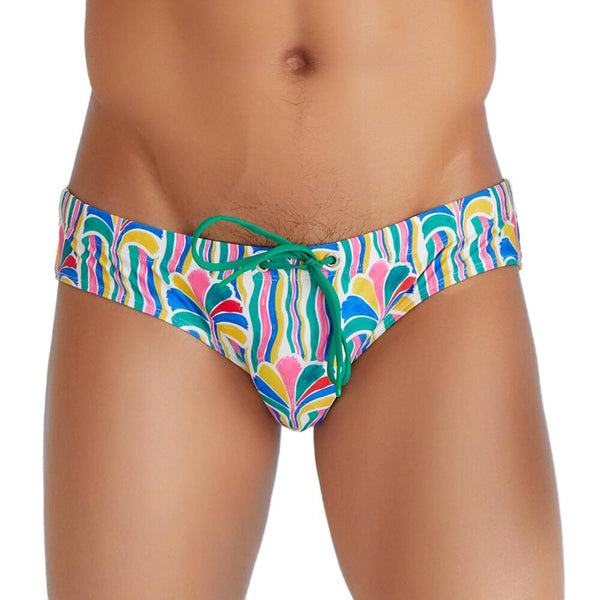  Psychedelic Jungle Club Swim Briefs by Queer In The World sold by Queer In The World: The Shop - LGBT Merch Fashion