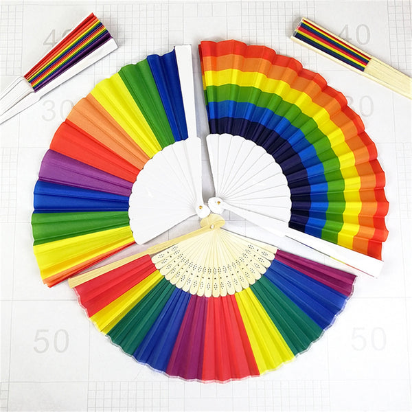  Handheld Clacking LGBT Fan by Queer In The World sold by Queer In The World: The Shop - LGBT Merch Fashion