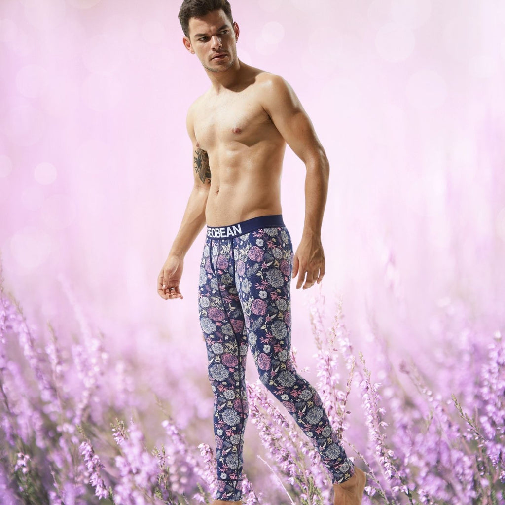  Seobean Floral Thermal Leggings / Underwear by Queer In The World sold by Queer In The World: The Shop - LGBT Merch Fashion
