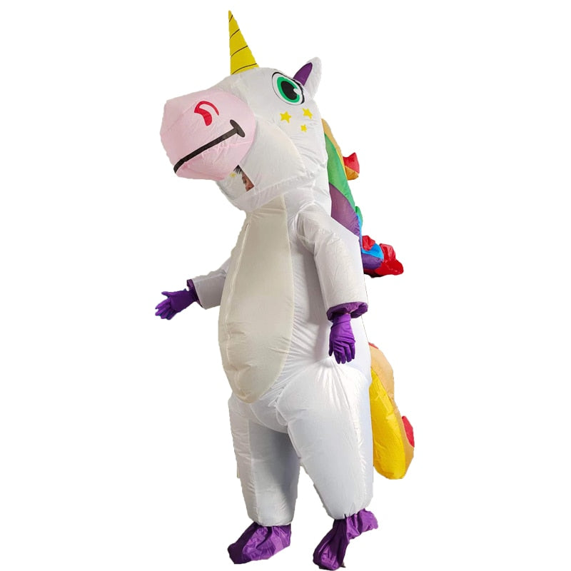 Pansexual Unicorn Inflatable Gay Unicorn Costume by Queer In The World sold by Queer In The World: The Shop - LGBT Merch Fashion