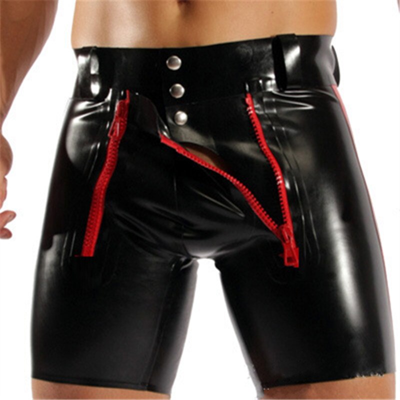  PU Leather Easy Access Men's Shorts by Queer In The World sold by Queer In The World: The Shop - LGBT Merch Fashion