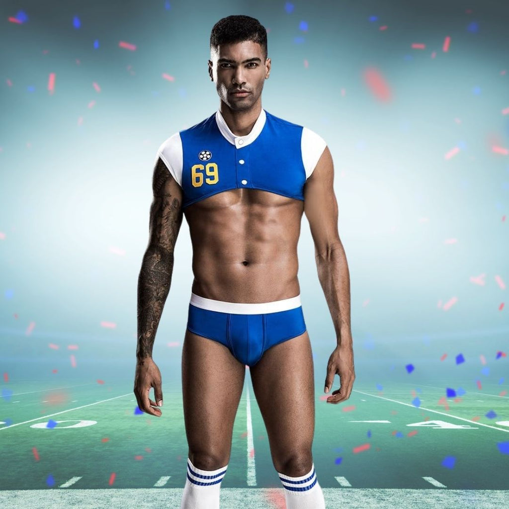 sexy homemade football player costume