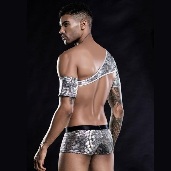  Sexy Snakeskin Gay Club Wear Outfit by Queer In The World sold by Queer In The World: The Shop - LGBT Merch Fashion