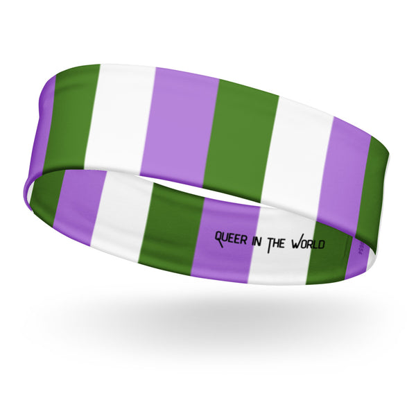  Genderqueer Pride Headband by Queer In The World Originals sold by Queer In The World: The Shop - LGBT Merch Fashion