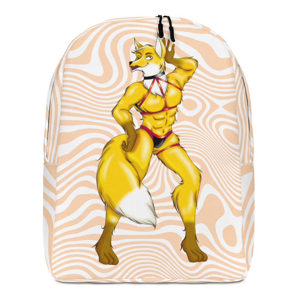  Hot Gay Furry Minimalist Backpack by Printful sold by Queer In The World: The Shop - LGBT Merch Fashion