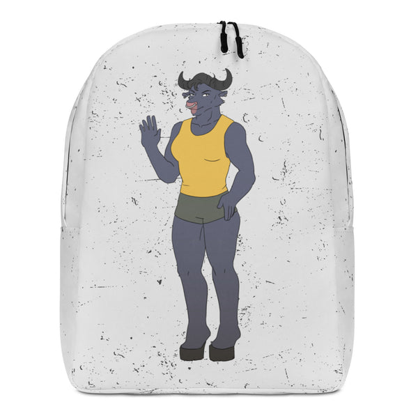  Bull Dyke  Minimalist Backpack by Queer In The World Originals sold by Queer In The World: The Shop - LGBT Merch Fashion
