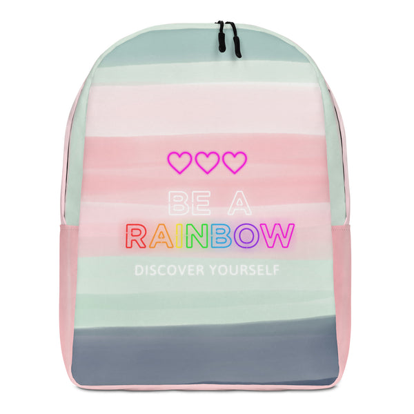  Be Yourself Minimalist Backpack by Queer In The World Originals sold by Queer In The World: The Shop - LGBT Merch Fashion