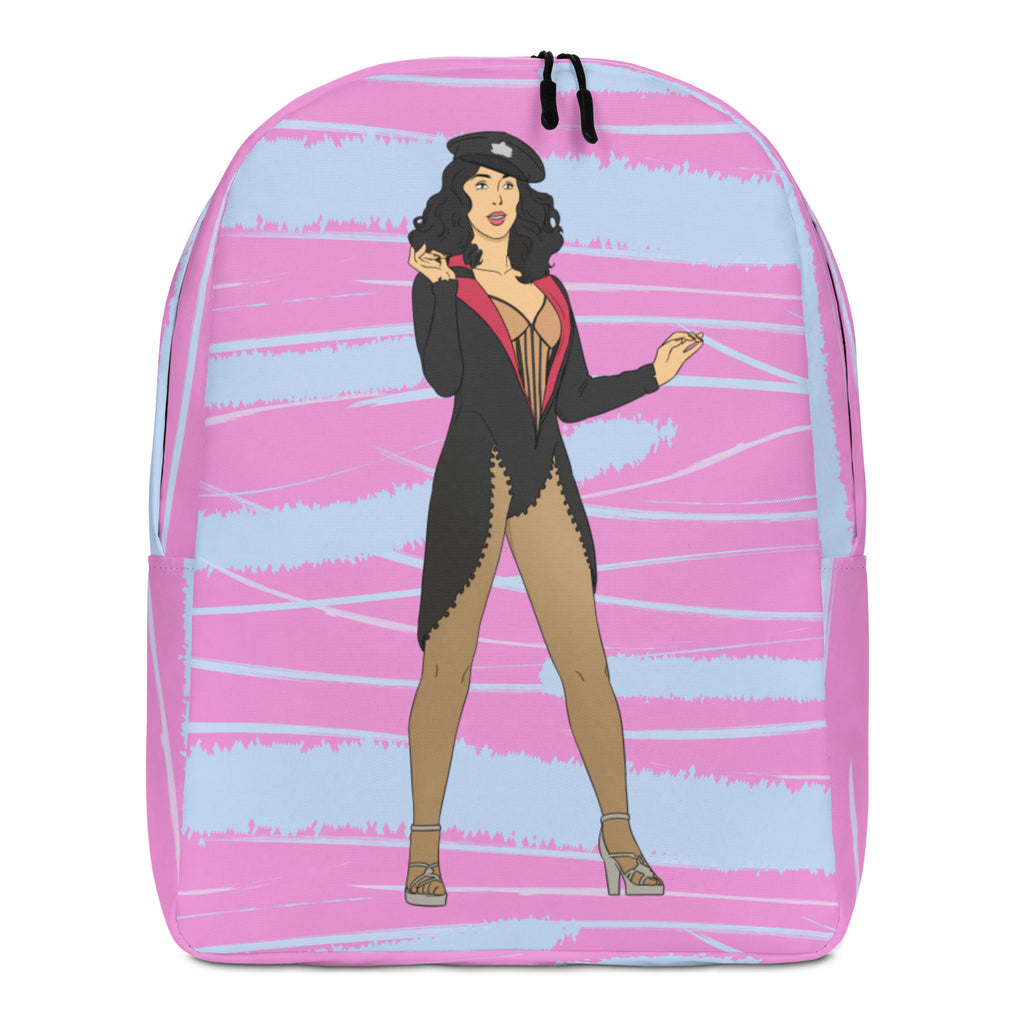  Cher Burlesque Minimalist Backpack by Queer In The World Originals sold by Queer In The World: The Shop - LGBT Merch Fashion