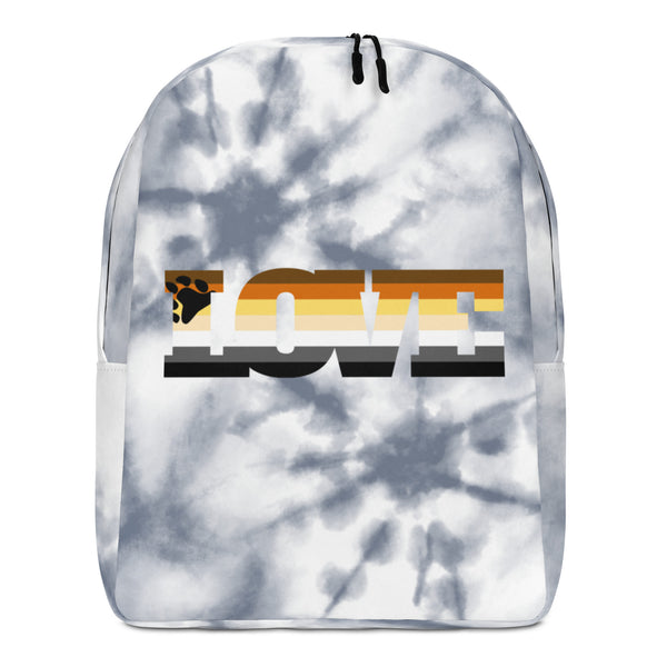  Gay Bear Pride Minimalist Backpack by Queer In The World Originals sold by Queer In The World: The Shop - LGBT Merch Fashion