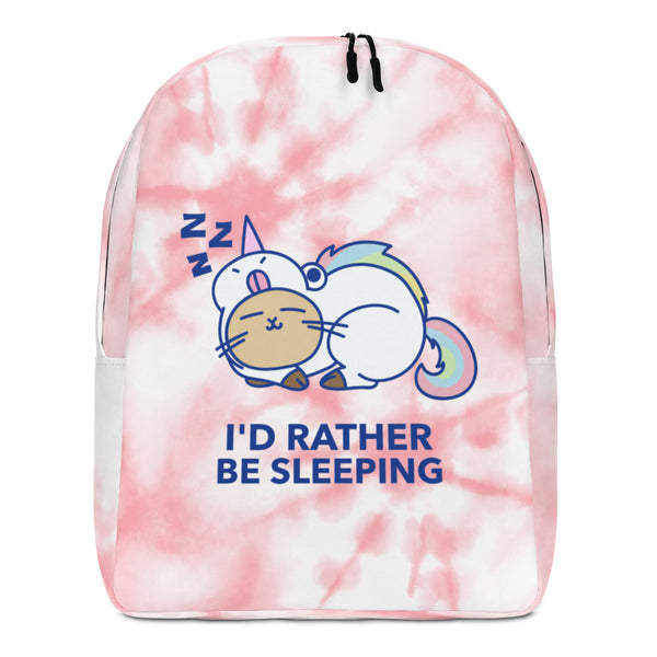 I'd Rather Be Sleeping Minimalist Backpack by Queer In The World Originals sold by Queer In The World: The Shop - LGBT Merch Fashion
