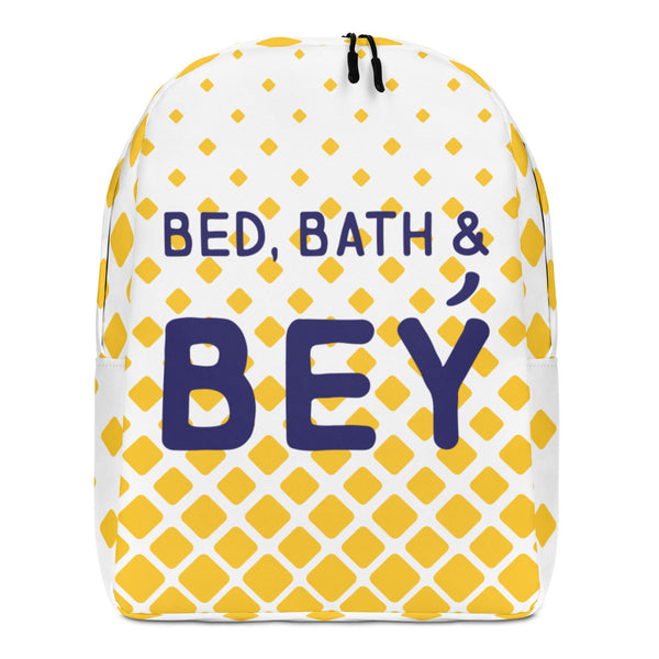  Bed, Bath & Bey Minimalist Backpack by Queer In The World Originals sold by Queer In The World: The Shop - LGBT Merch Fashion