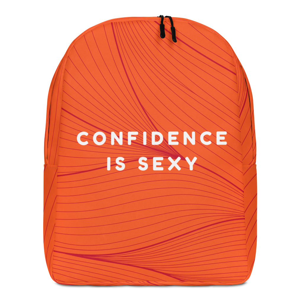  Confidence Is Sexy Minimalist Backpack by Queer In The World Originals sold by Queer In The World: The Shop - LGBT Merch Fashion