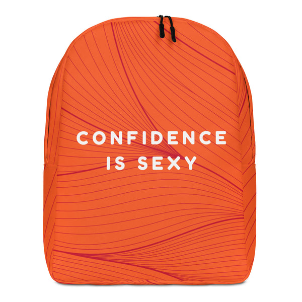  Confidence Is Sexy Minimalist Backpack by Queer In The World Originals sold by Queer In The World: The Shop - LGBT Merch Fashion
