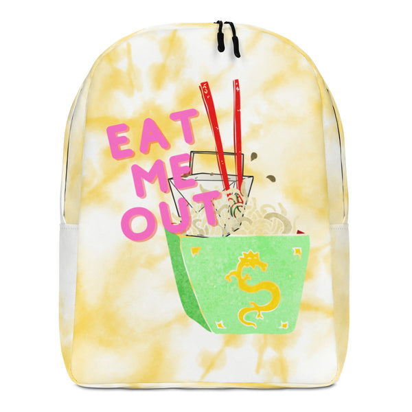  Eat Me Out Minimalist Backpack by Queer In The World Originals sold by Queer In The World: The Shop - LGBT Merch Fashion