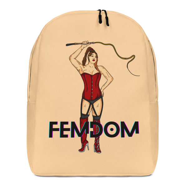  FEMDOM Minimalist Backpack by Queer In The World Originals sold by Queer In The World: The Shop - LGBT Merch Fashion
