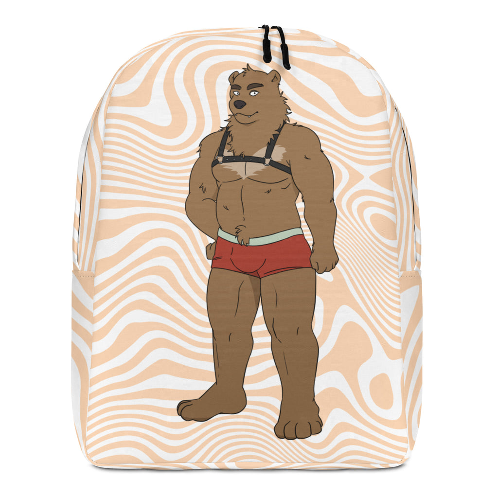  Gay Bear Minimalist Backpack by Queer In The World Originals sold by Queer In The World: The Shop - LGBT Merch Fashion