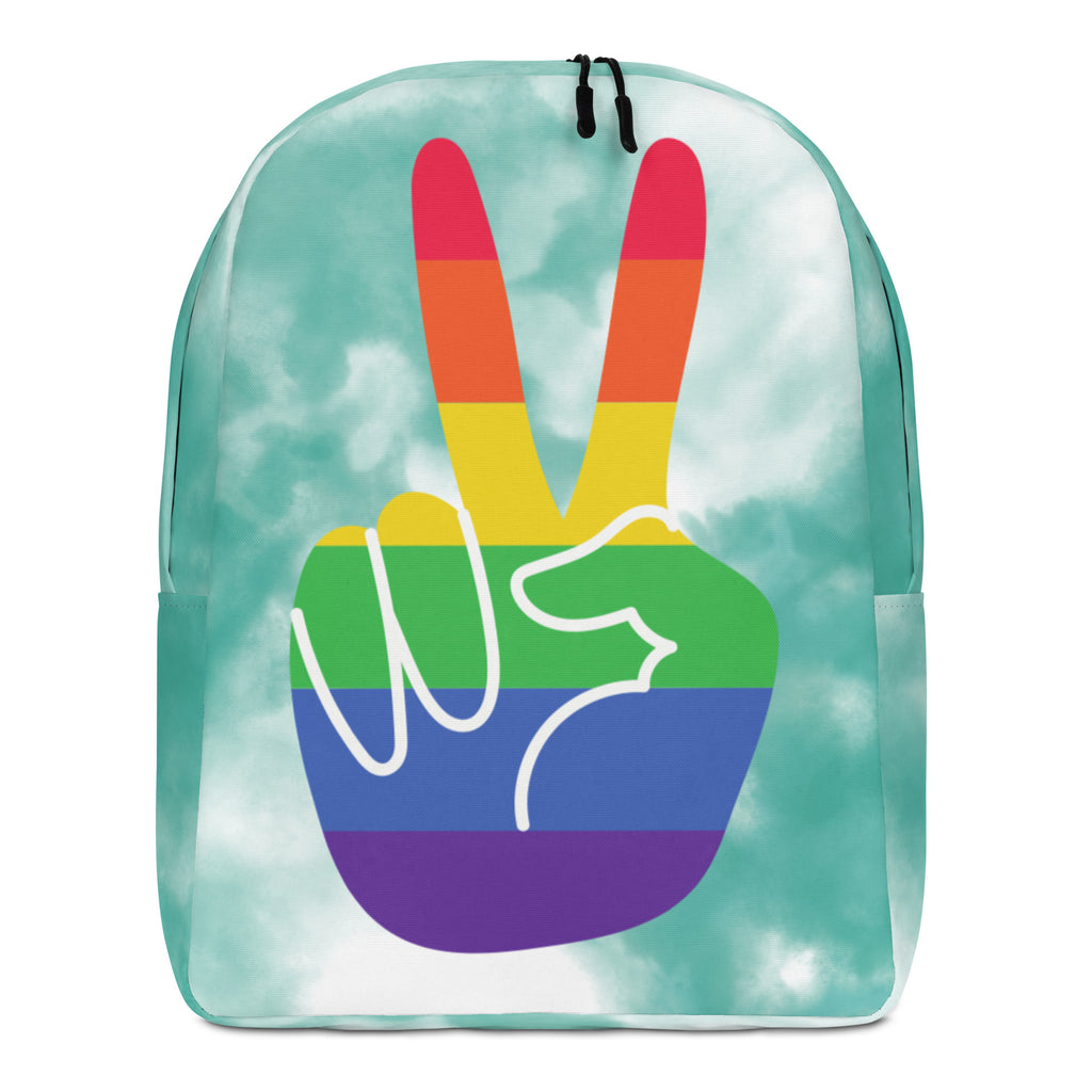  Gay Pride Minimalist Backpack by Queer In The World Originals sold by Queer In The World: The Shop - LGBT Merch Fashion