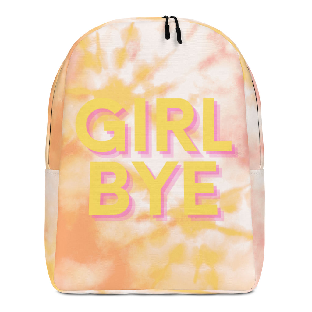  Girl Bye Minimalist Backpack by Queer In The World Originals sold by Queer In The World: The Shop - LGBT Merch Fashion
