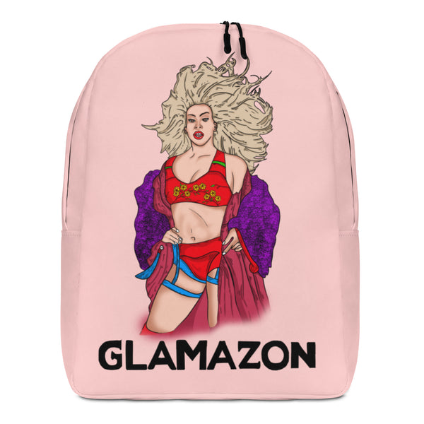  Glamazon Minimalist Backpack by Queer In The World Originals sold by Queer In The World: The Shop - LGBT Merch Fashion