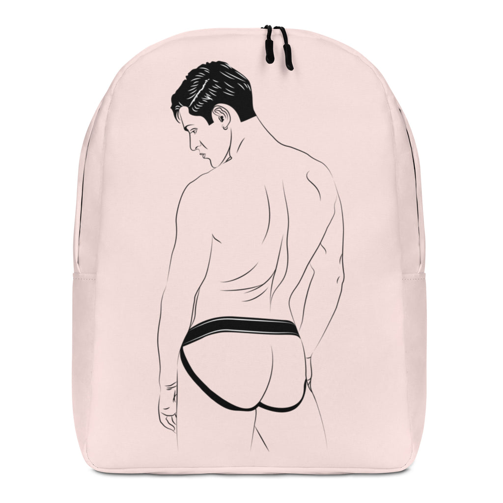  Jockstrap Minimalist Backpack by Queer In The World Originals sold by Queer In The World: The Shop - LGBT Merch Fashion