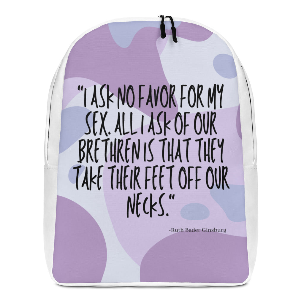  I Ask No Favor For My Sex Minimalist Backpack by Queer In The World Originals sold by Queer In The World: The Shop - LGBT Merch Fashion