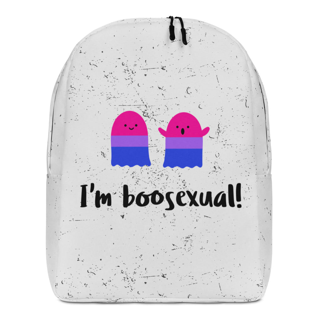  I'm Boosexual Minimalist Backpack by Queer In The World Originals sold by Queer In The World: The Shop - LGBT Merch Fashion