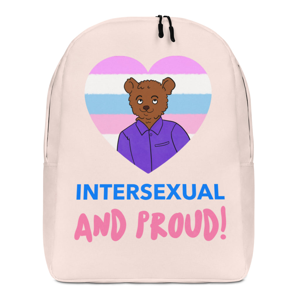  Intersexual And Proud Minimalist Backpack by Queer In The World Originals sold by Queer In The World: The Shop - LGBT Merch Fashion