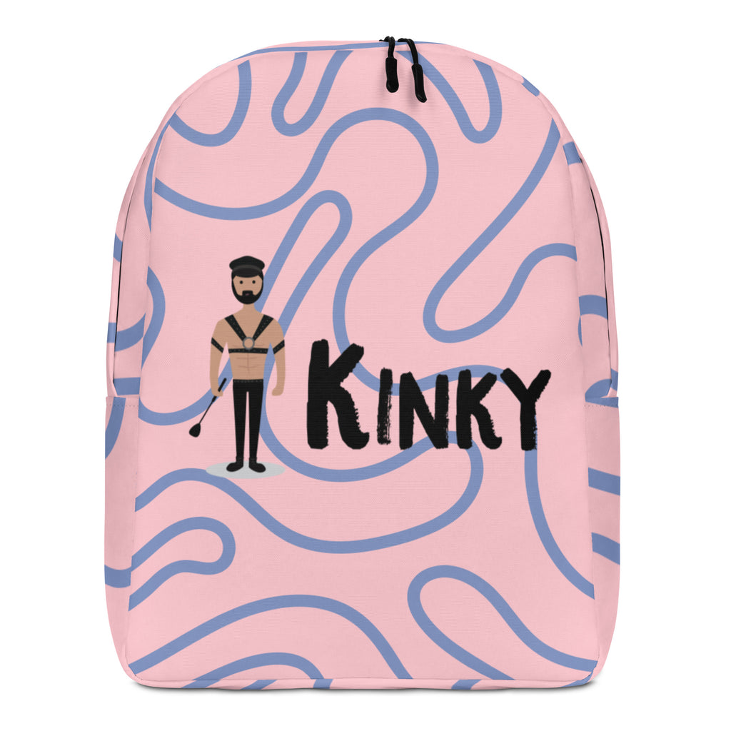  Kinky Minimalist Backpack by Queer In The World Originals sold by Queer In The World: The Shop - LGBT Merch Fashion